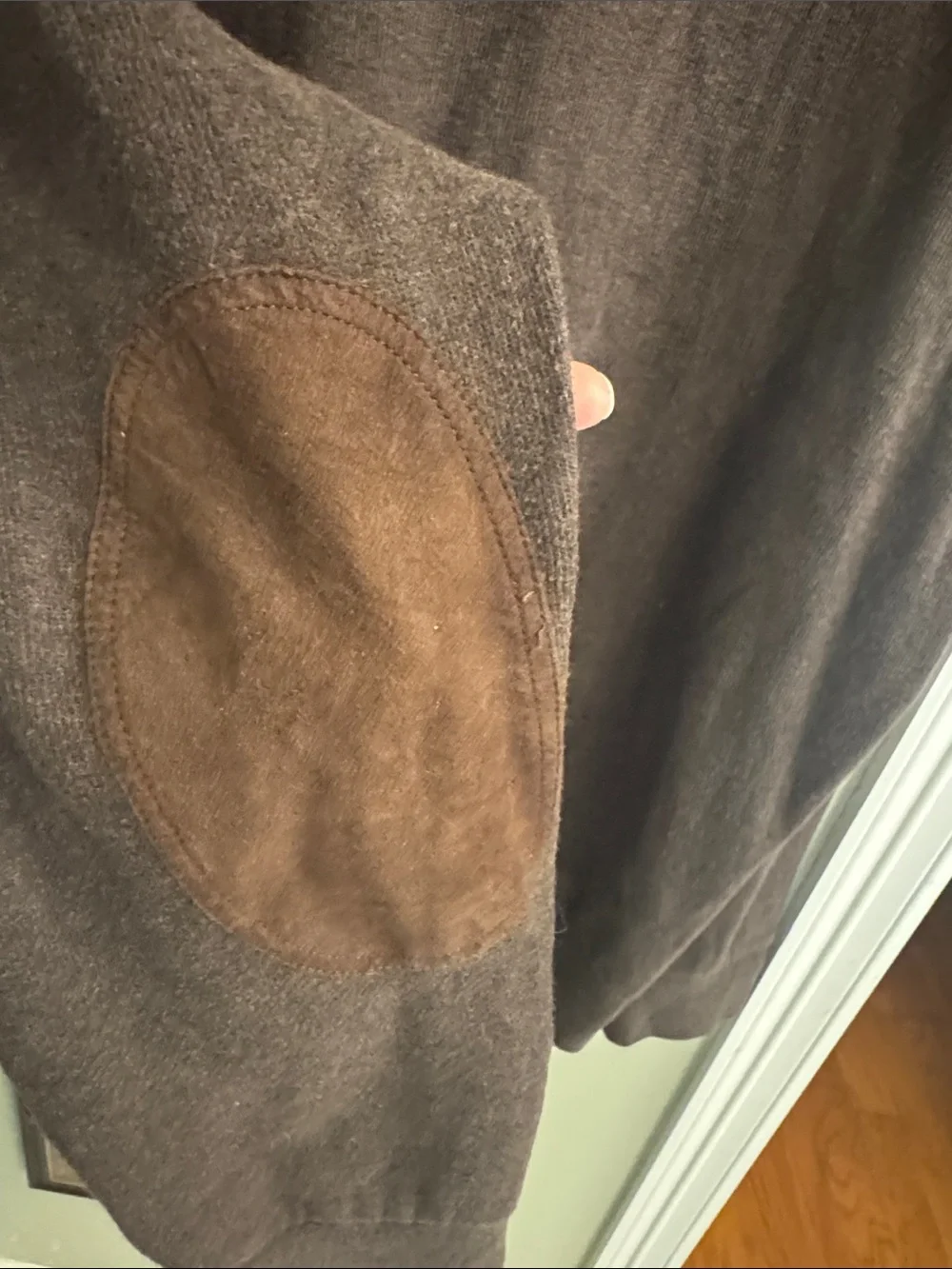 Polo by Ralph Lauren Brown Shawl-Collar Pullover with Gold Pony
